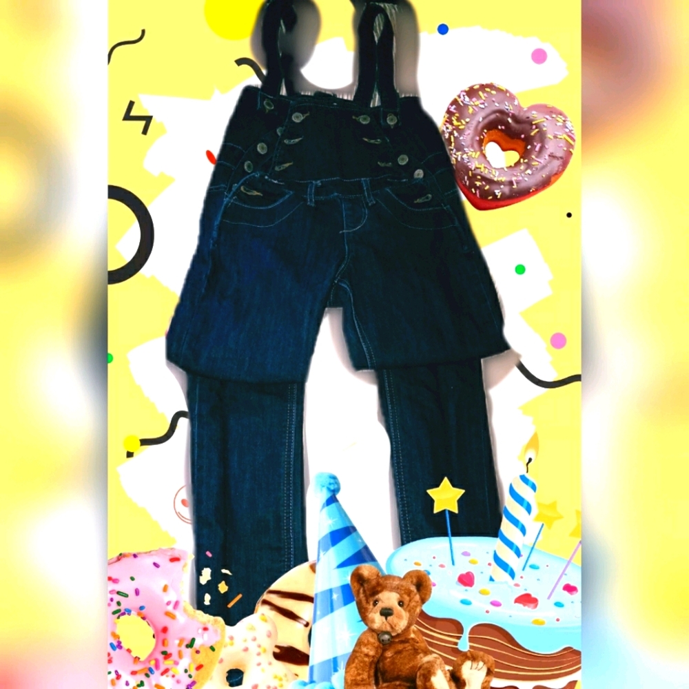 Almost Famous High-Waisted Overalls